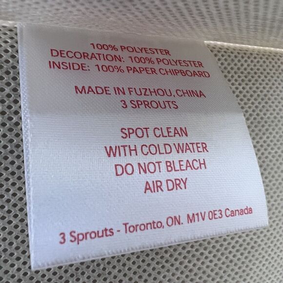 3 Sprouts Children's Foldable Fabric Storage Cube Box Toy Bin Owl - Picture 6 of 8